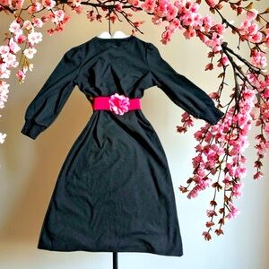 Cute! Who? What Wear black knit dress size L